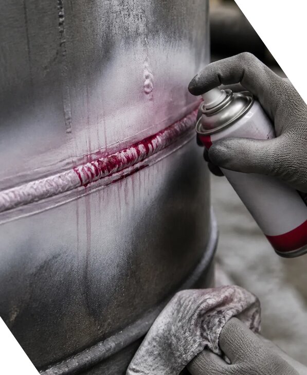 Капиллярный контроль сварных соединений в Ртищеве