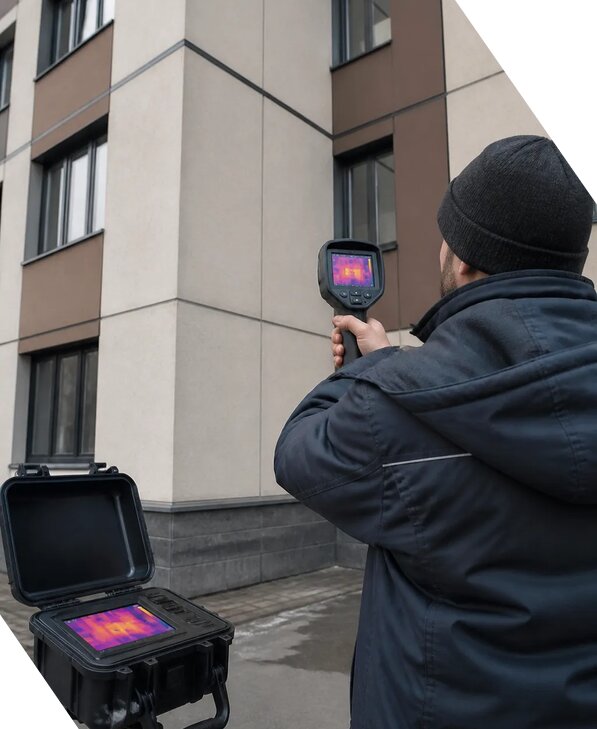 Тепловизионное обследование зданий и сооружений в Ртищеве